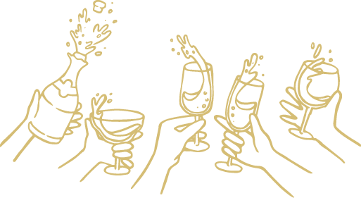 Feliz Año Nuevo 2025 brindis